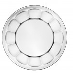 Scalloped Plate, 7", glass plate, salad plate, dessert plate, hors d'oeuvres plate