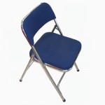 Blue Padded, padded chair, meeting chair, indoor chair