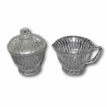 Libbey Creamer & Sugar