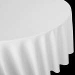 white linen, table cover, table cloth, banquet linen, round linen
