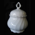 Sugar, white china
