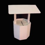 Wishing Well, card holder, locked box