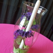 Hurricane Candle Centerpiece