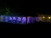 Outside View of LED Lighting in Tent