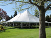 White Wedding Pole Tent
