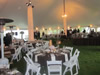 Table Chair Tent Setup