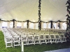 Wedding Ceremony Tent And Chair Setup