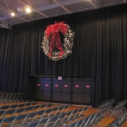 Christmas Black Drape