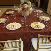 Thanksgiving Table Setup