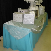 Turquoise Gift Table