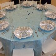 Winter Blue Table Linen