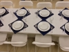 Whit And Blue 8\' Table