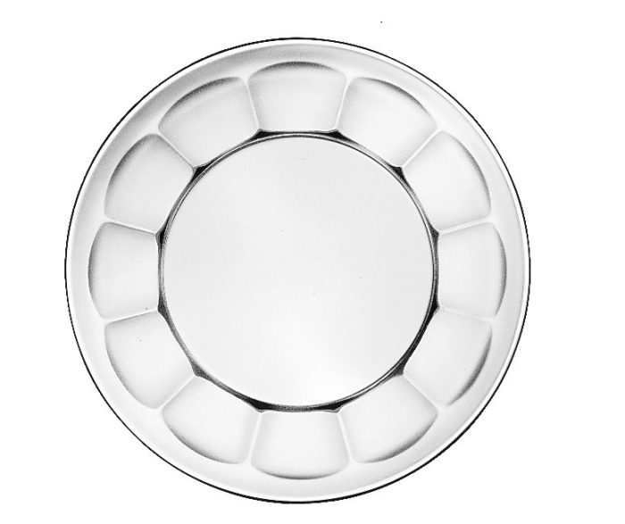 Scalloped Plate, 7"