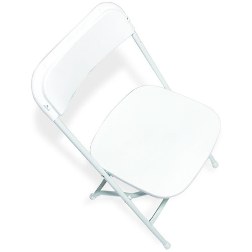 White Plastic - Outdoor, white wedding, outdoor wedding chair